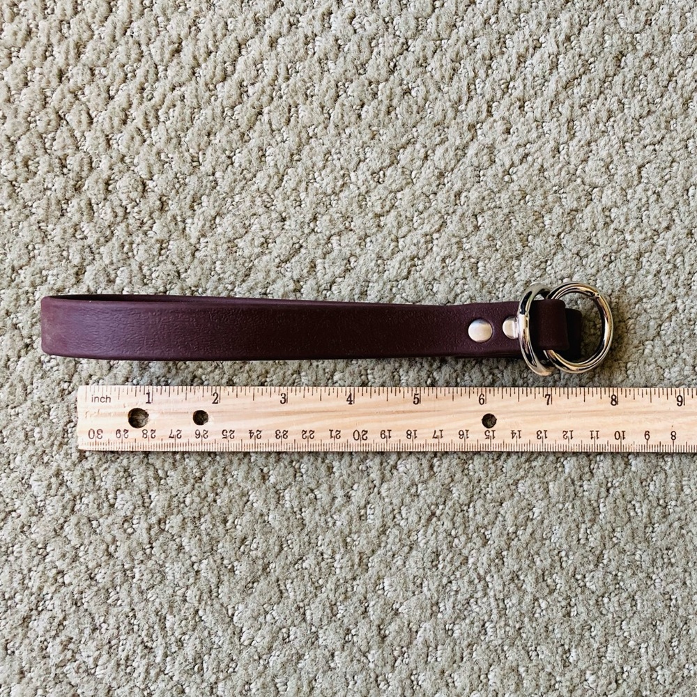 New dog collar BioThane dark brown walnut - Picture 7 of 7